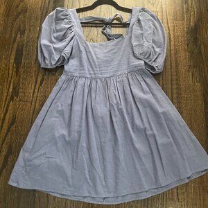 Altar'd State Chambray Linen Dress XS